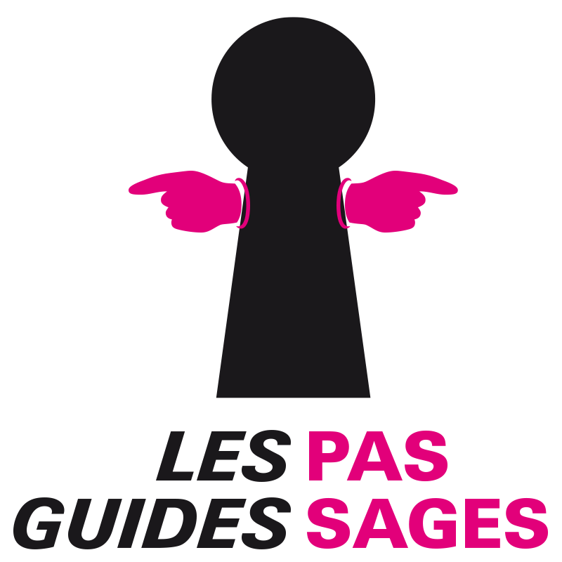 Logo des guides conférenciers Les Guides pas Sages en Bourgogne Franche-Comté