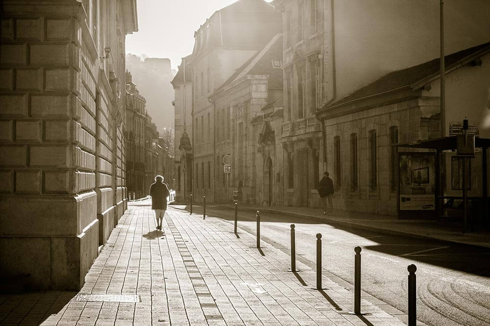 Visite guidée de Besançon en Bourgogne Franche-Comté, rue Mégevand