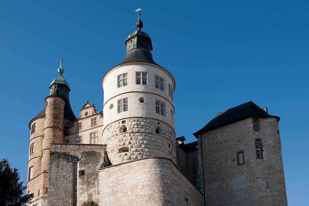 Visite guidée de Montbéliard en Bourgogne Franche-Comté, château Wurtemberg